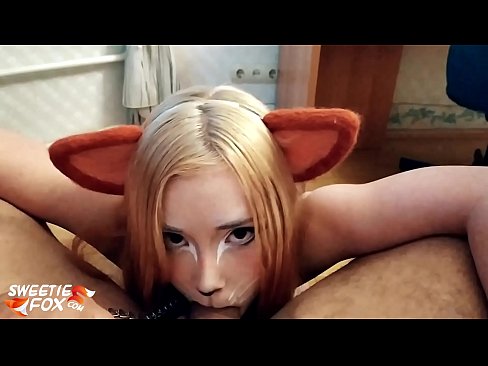 ❤️ Kitsune vale Dick ak kom nan bouch li ️ Super sèks nan nou ❌️❤